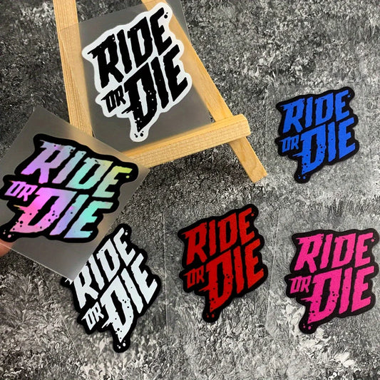 Pegatina de montar o morir