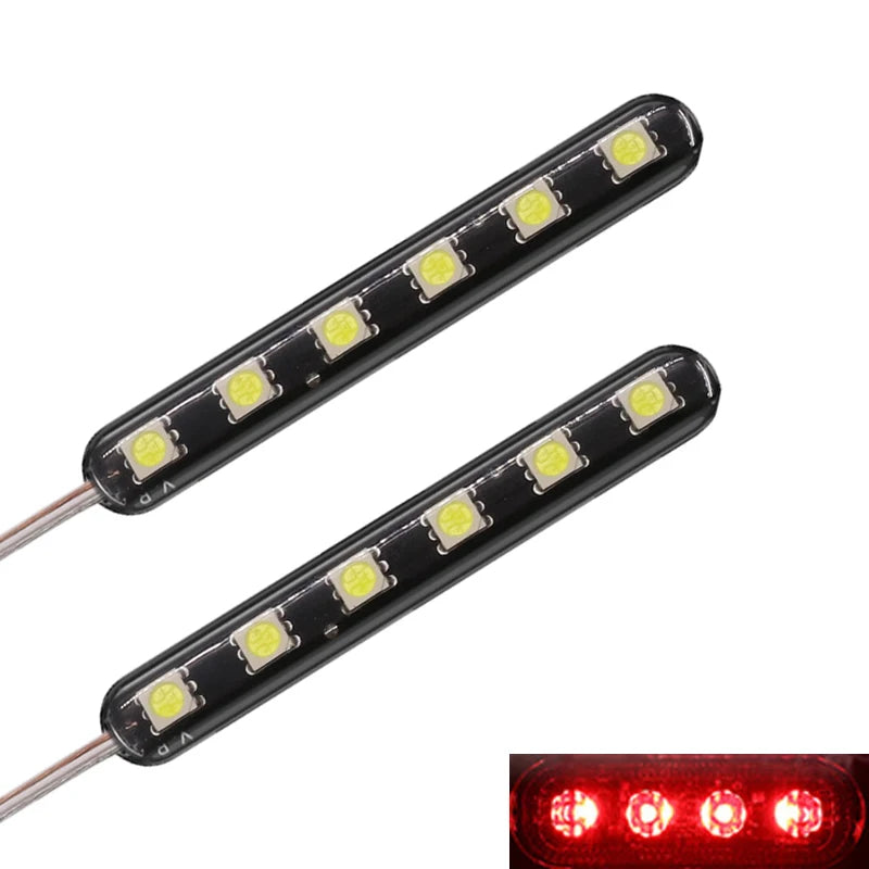2Pcs LED 12V Light Strip for Motorcycle