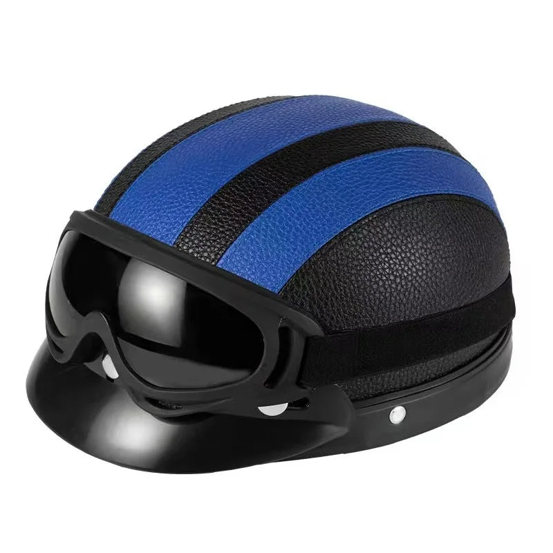 Vintage Leather Helmet