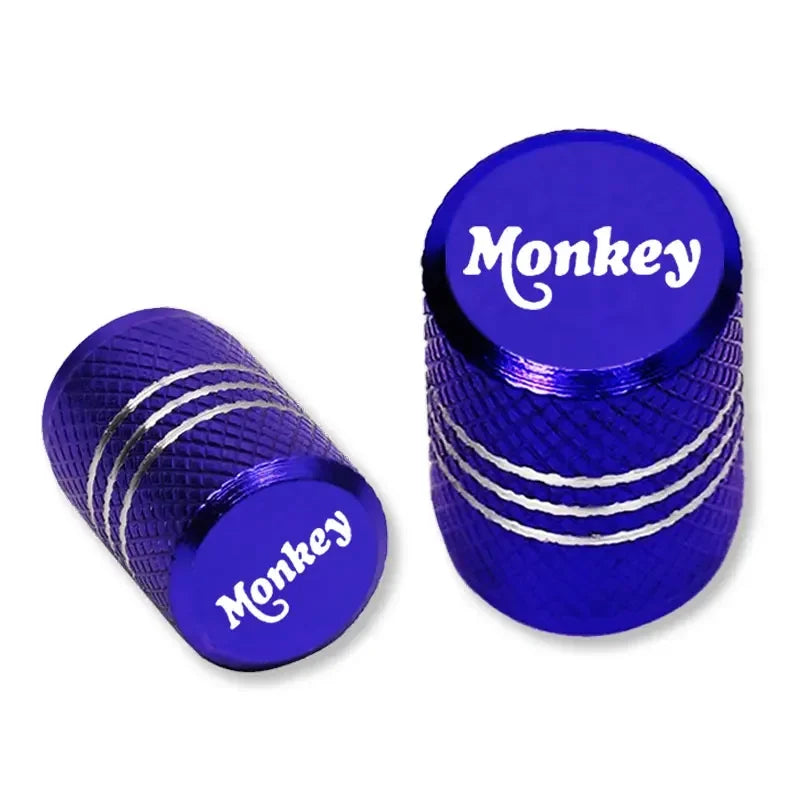 Monkey Motorcycle Valve Caps