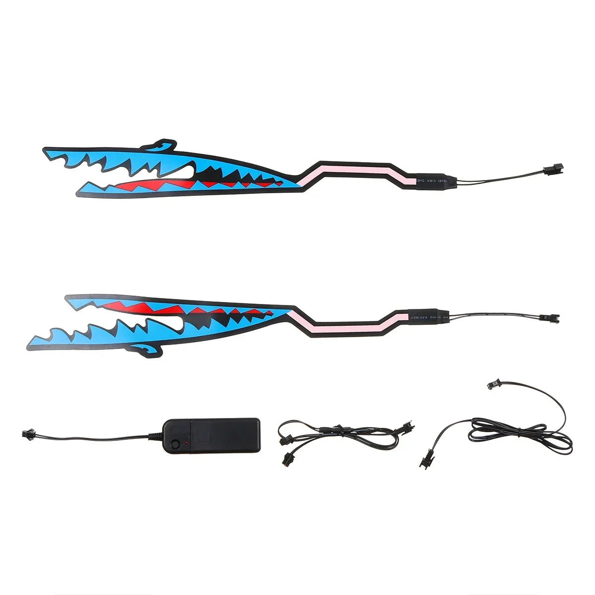2-in-1 LED Night Shark Helmet