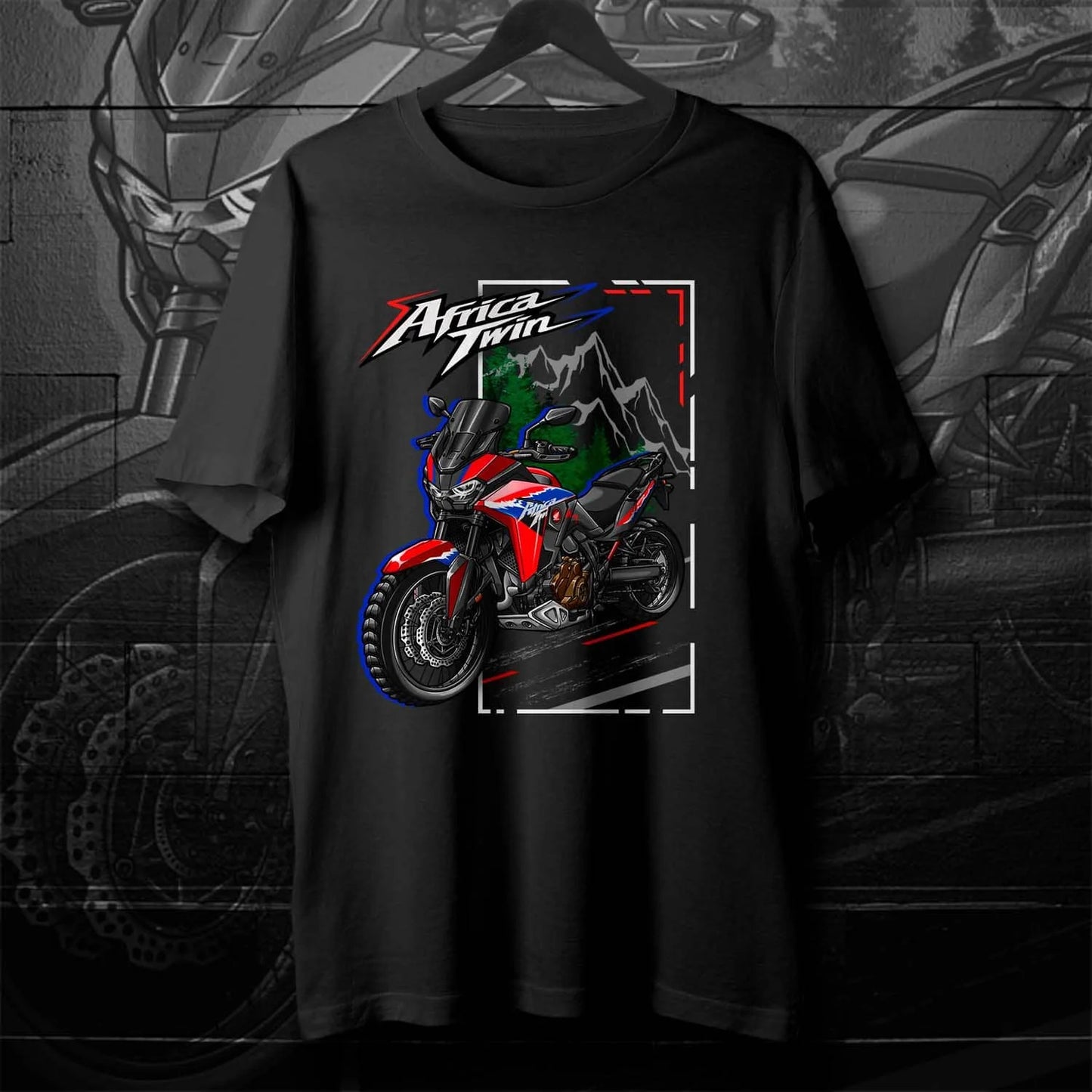 Africa Twin Motorcycle Rider T-Shirt