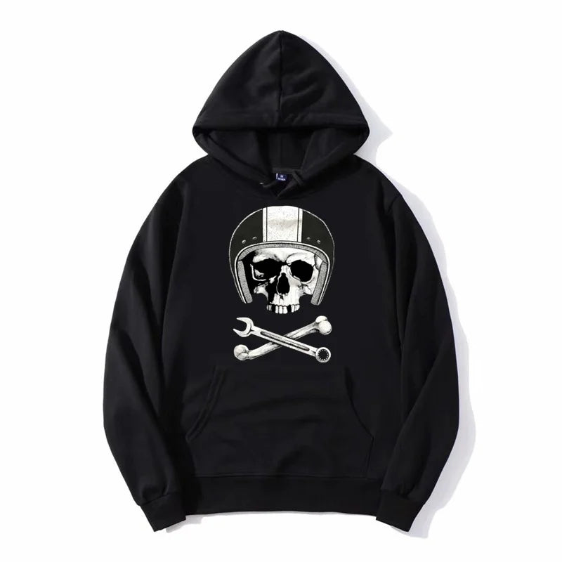 Skull & Helmet Hoodie