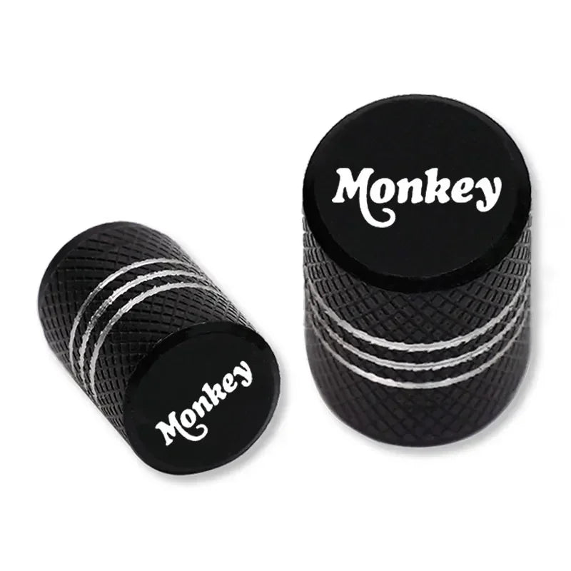 Monkey Motorcycle Valve Caps
