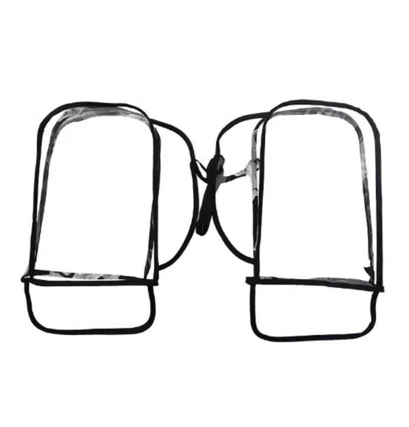 Handlebar Motorcycle Rain Cover Transparent