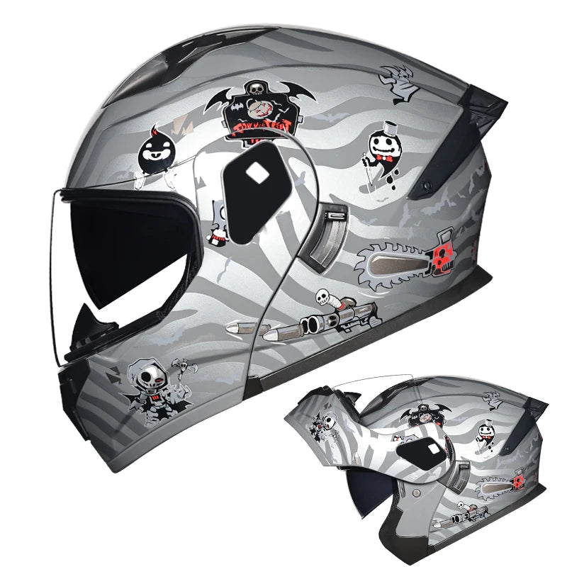 Flip Up Motorcycle Helmet