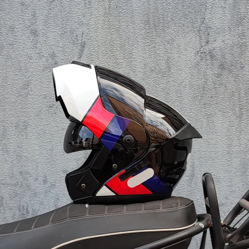 Modular Flip Motorcycle Helmet