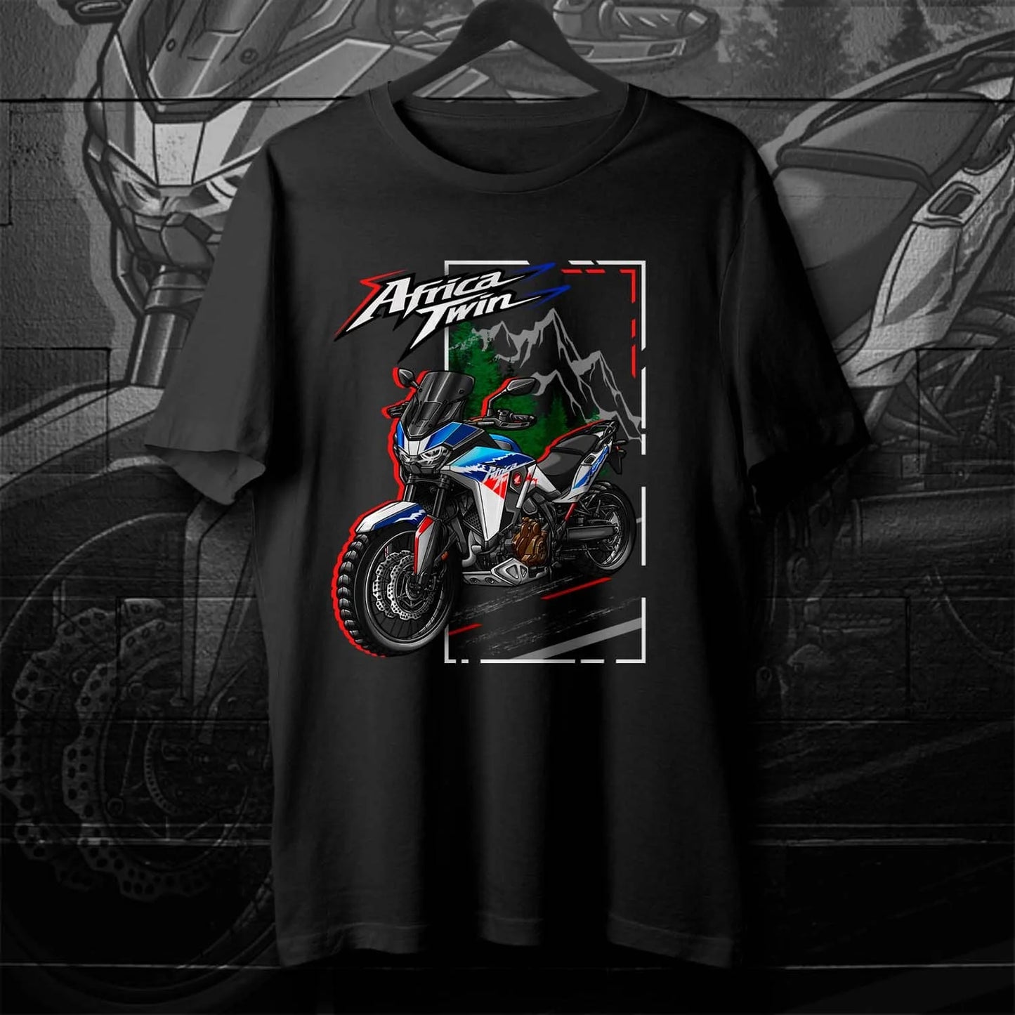 Africa Twin Motorcycle Rider T-Shirt
