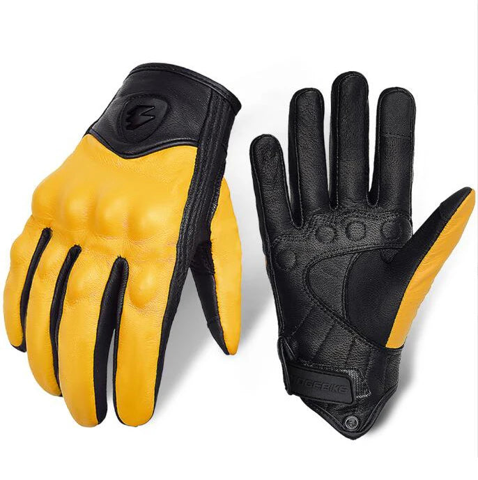 Motorcycle Leather Gloves