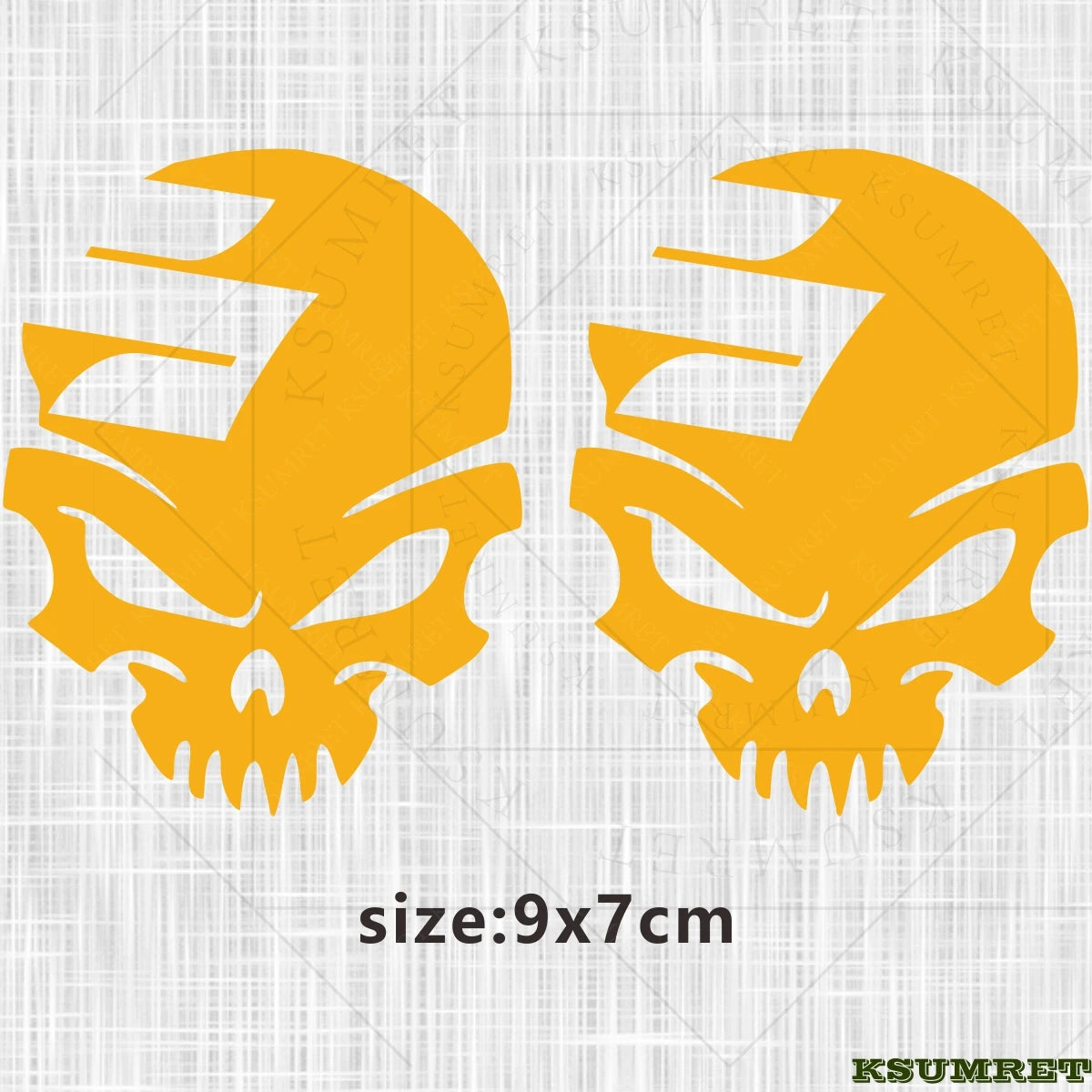 Skull Racing Decal Set