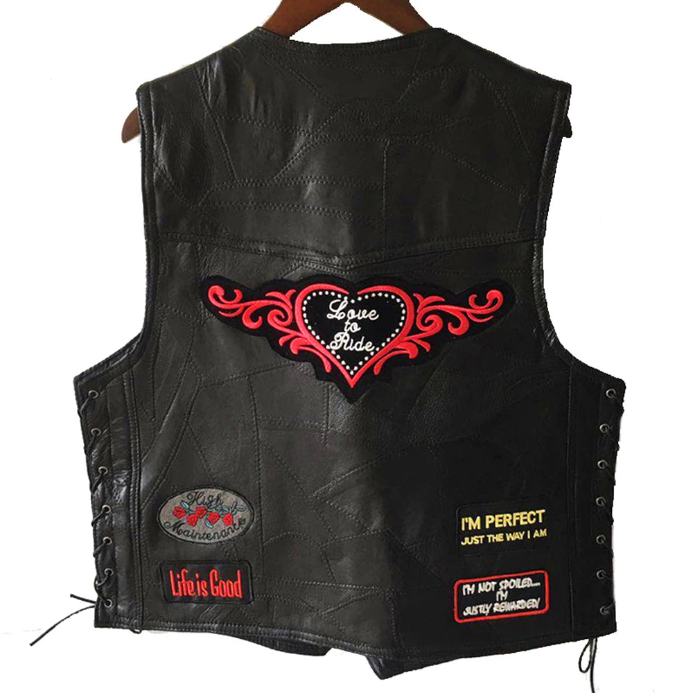 Live to Ride Leather Vest