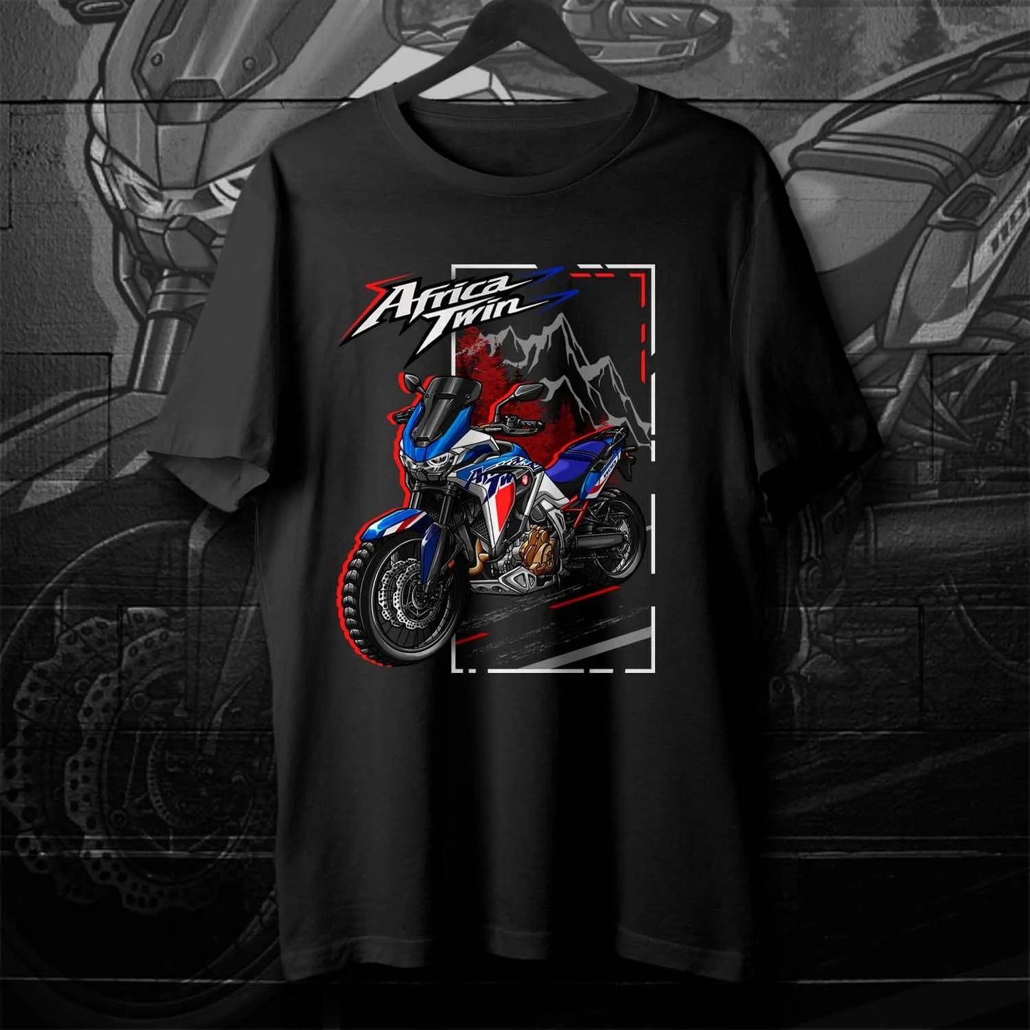Africa Twin Motorcycle Rider T-Shirt