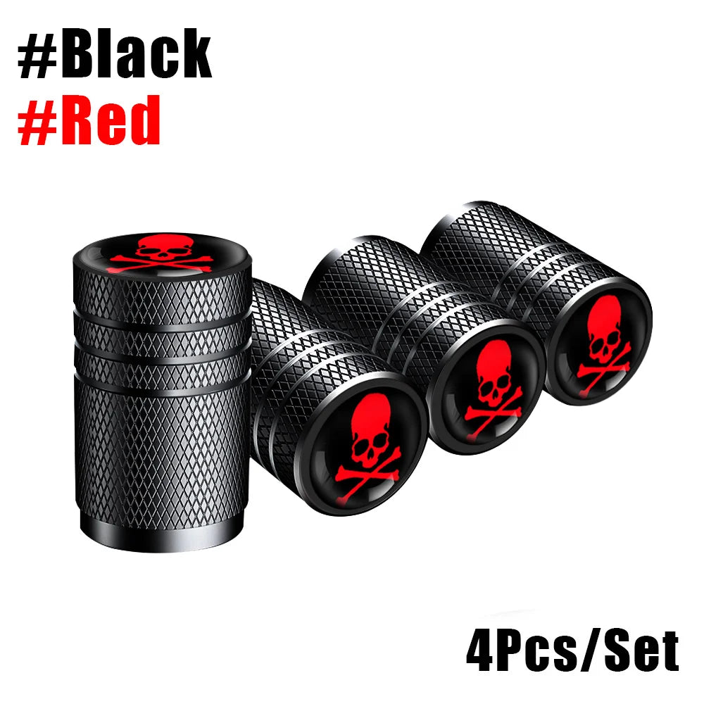 4Pcs/Lot Tire Stem Valve Caps