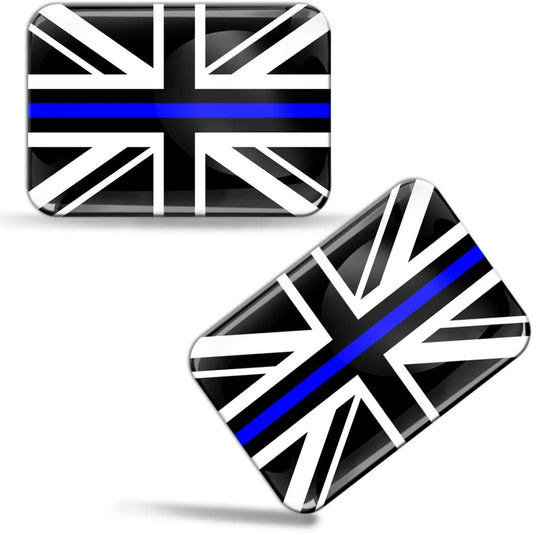 Union Jack Flag Resin Decals