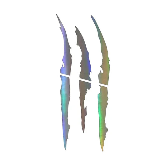 Décalcomanies à gratter de la griffe de la moto