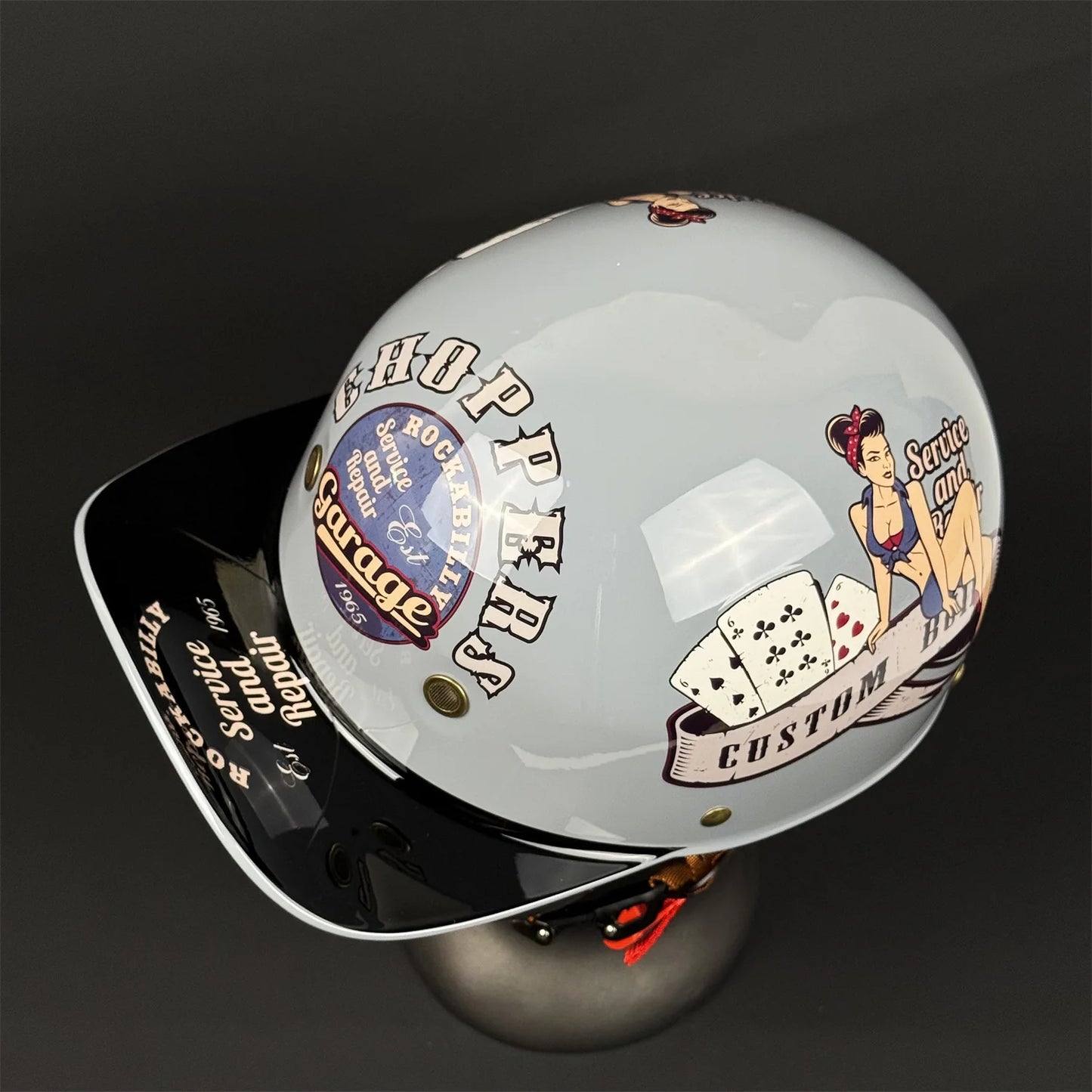 Helmet Half Face Motorcyclist