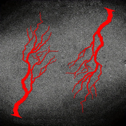 Lightning Bolt Reflective Decals