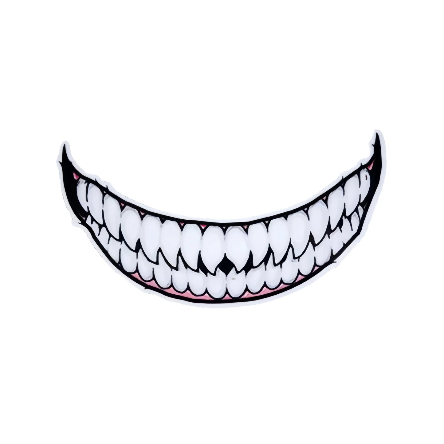 Smile Evil Sticker Helmet