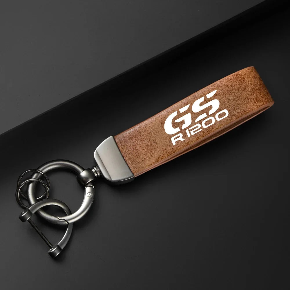 GS R1200 Leather Keychain
