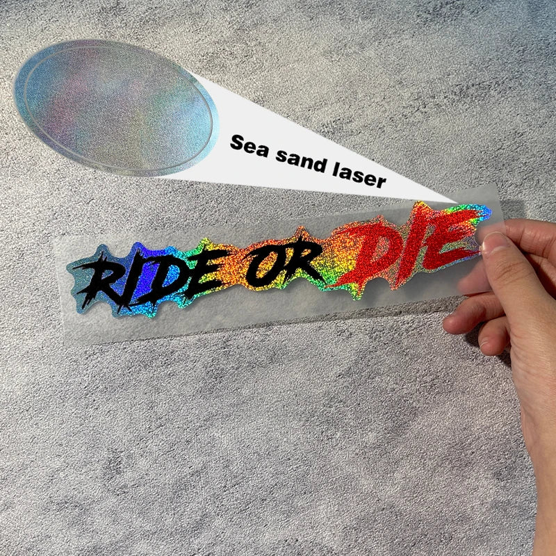 Ride or Die Sticker Helmet
