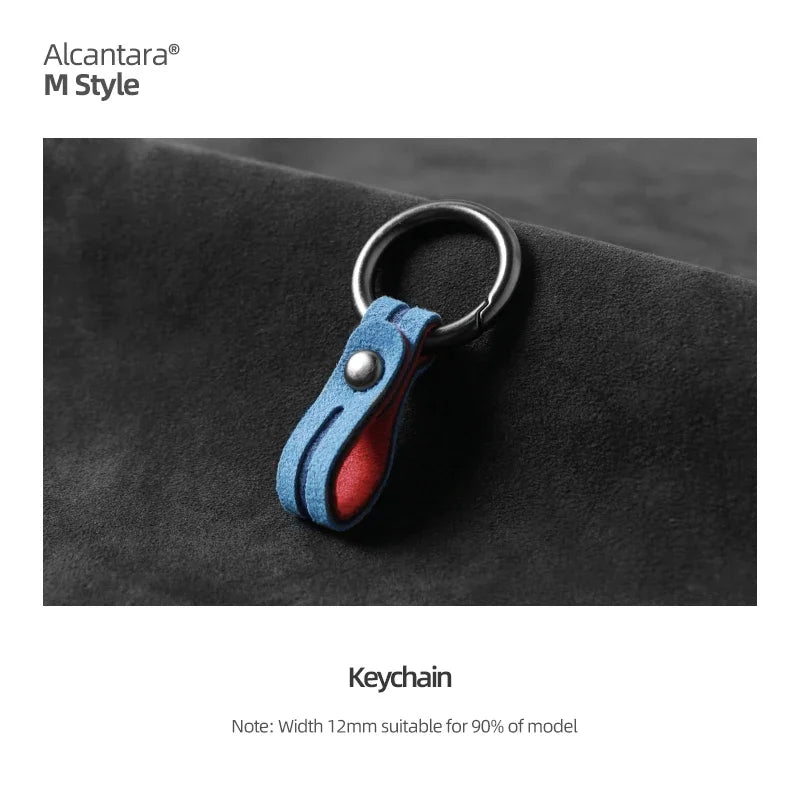Premium Alcantara Keychain BW
