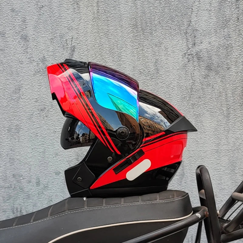 Modular Flip Motorcycle Helmet