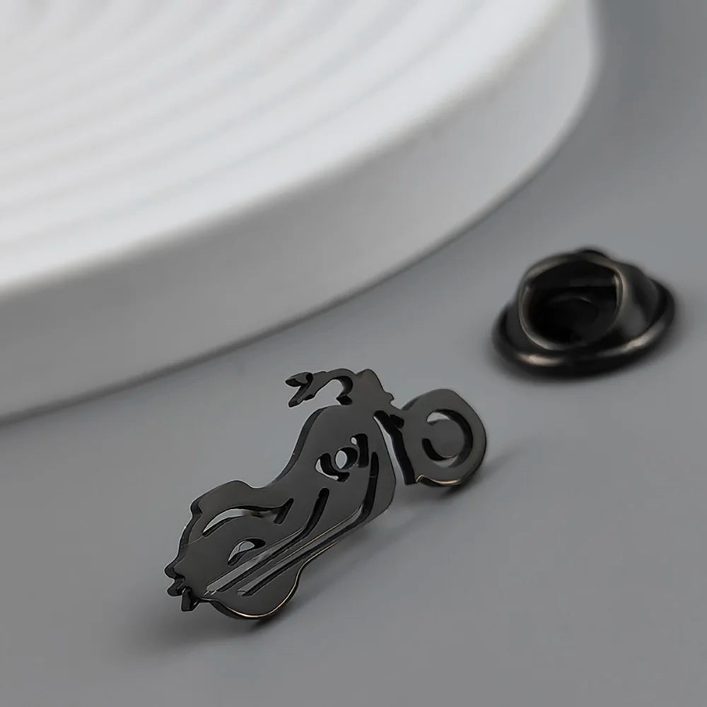 Motorcycle Brooch Pin