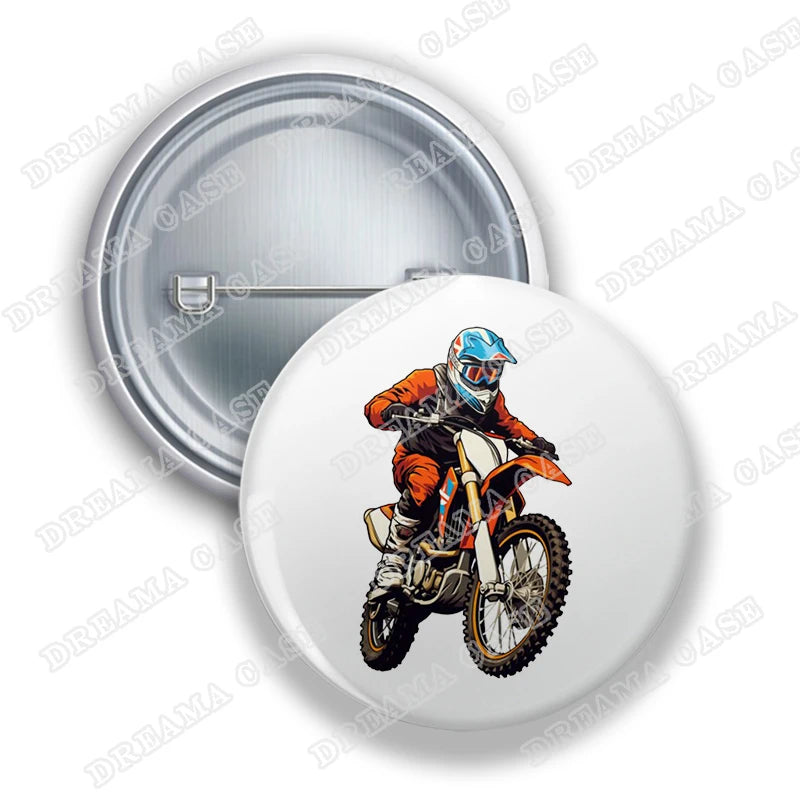 Motocross Dirt Bike Pin