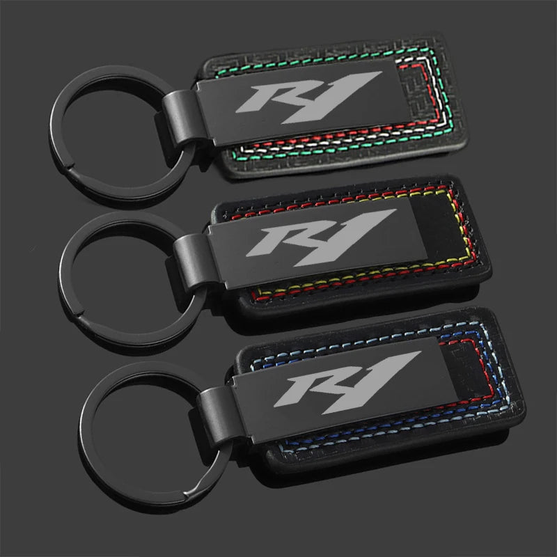 R1 Suede Keychain