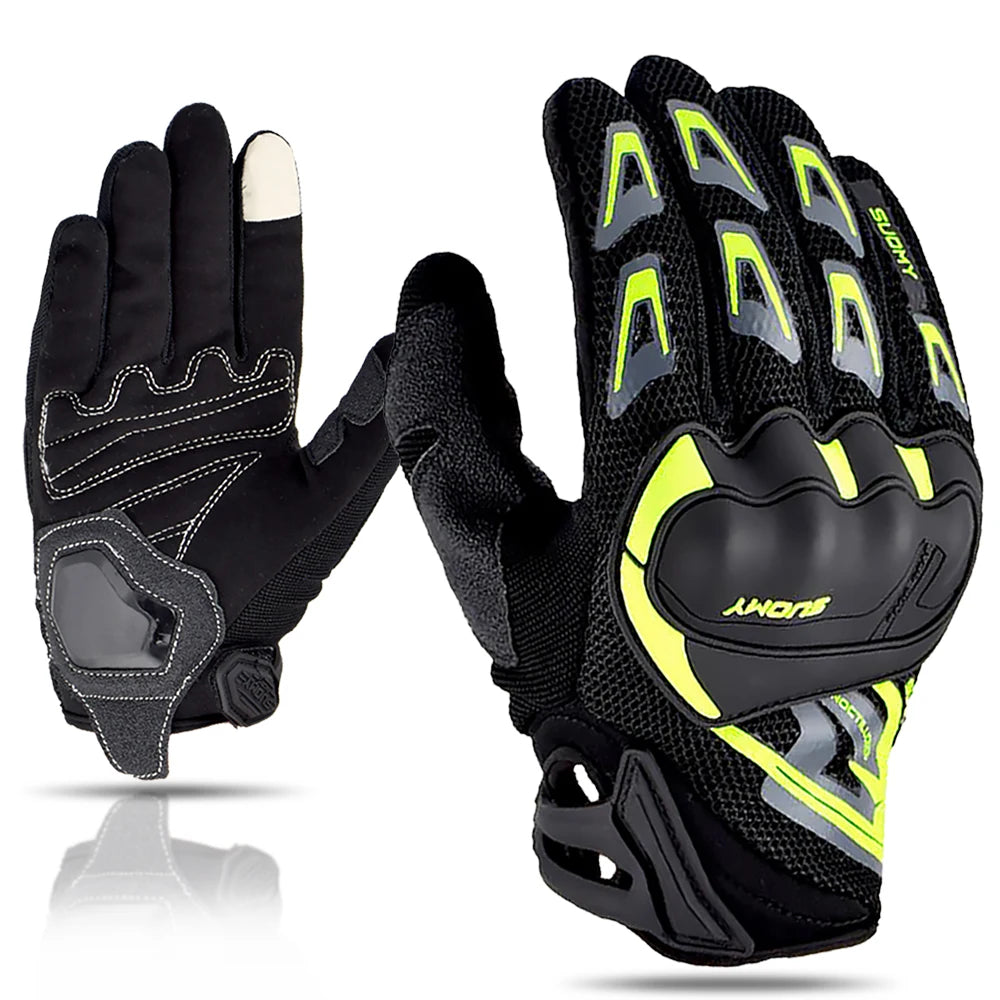 Gants de course à doigt complet respirant
