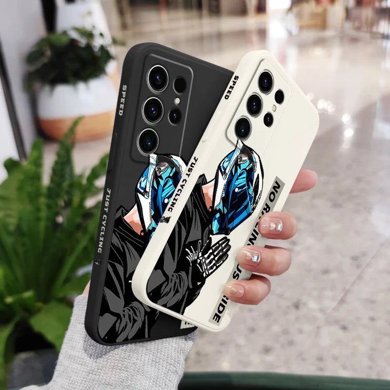 Custodia da samsung in moto in sella