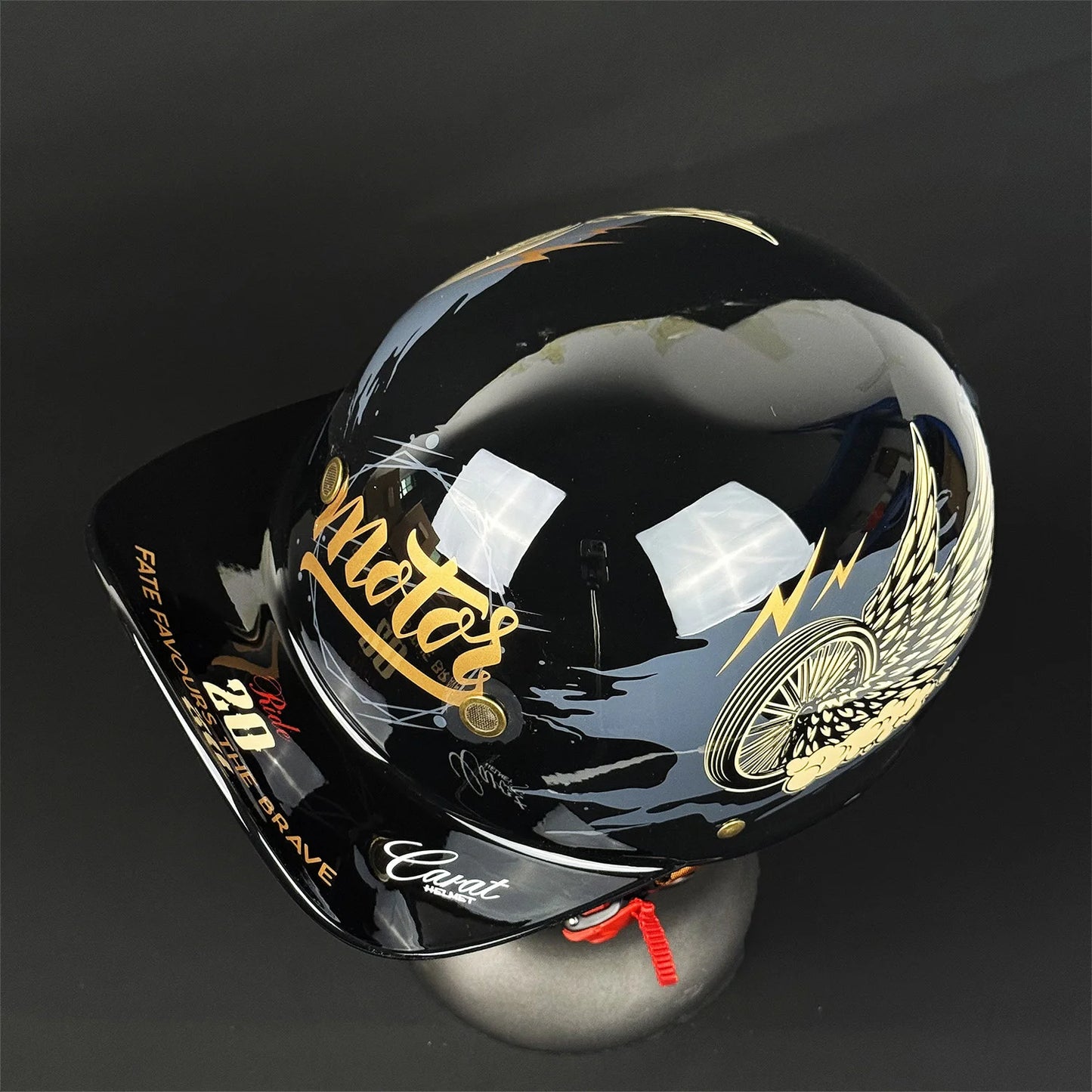 Helmet Half Face Motorcyclist