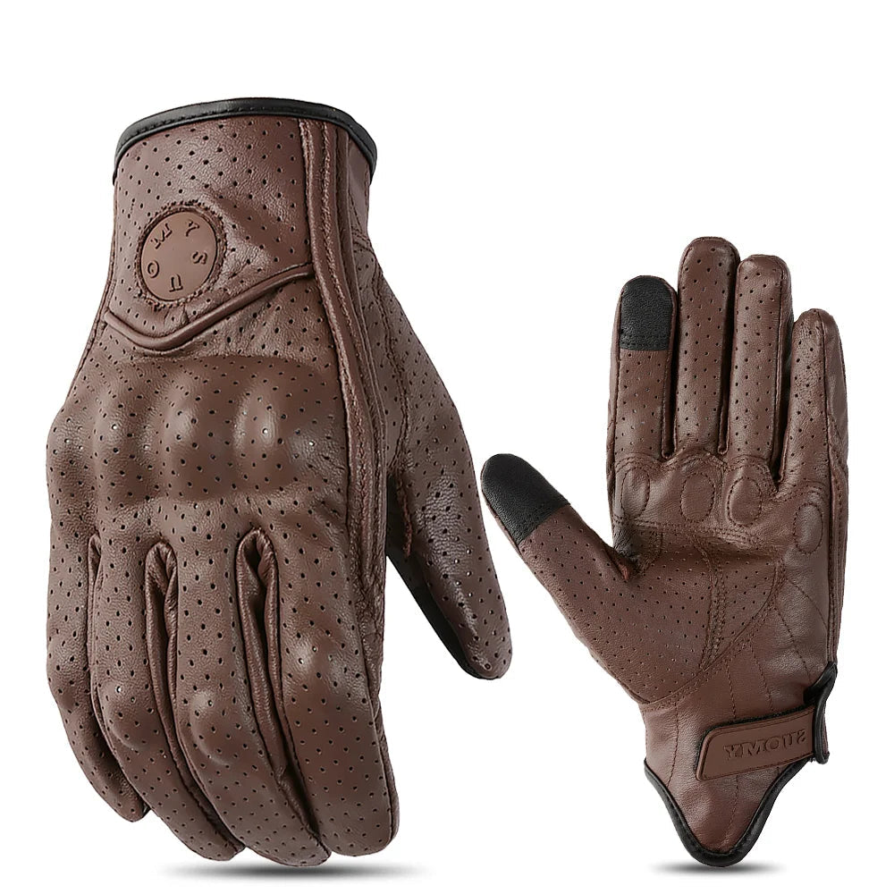 Men’s Leather Motorcycle Gloves