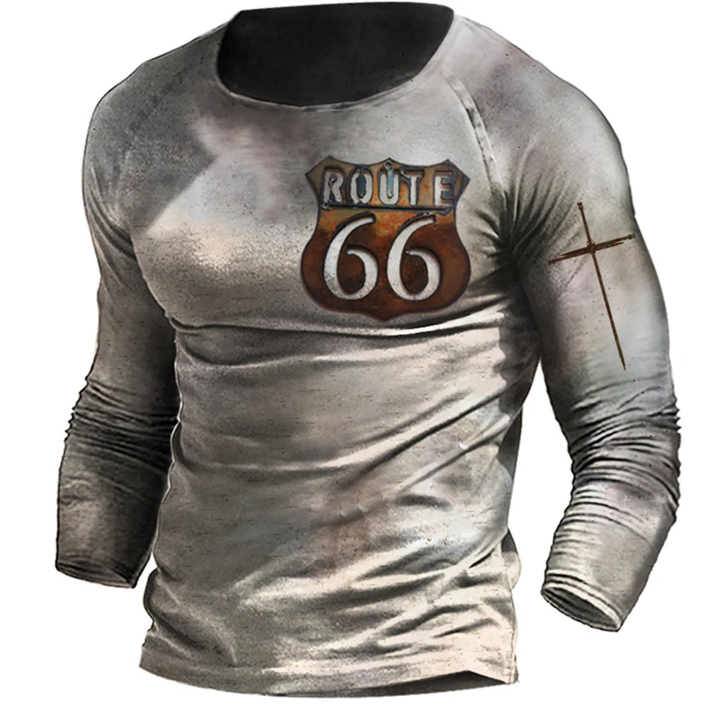 Vintage Motorcycle Long Sleeve Shirts