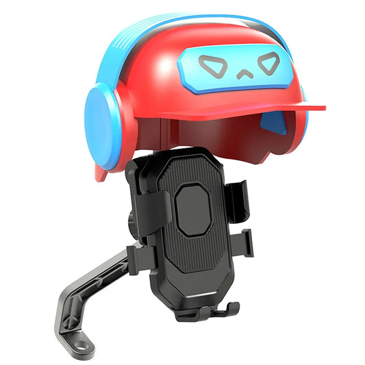 Cute Helmet Mobile Phone Holder
