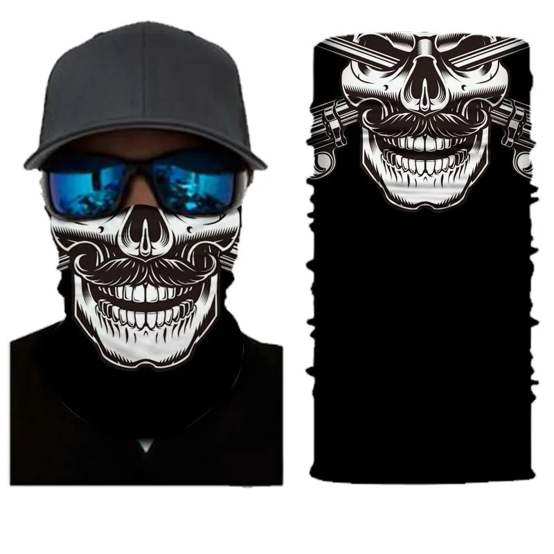 3D Ghost Skull Bandana