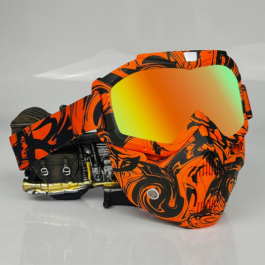 Masque de lunettes de moto tout-terrain
