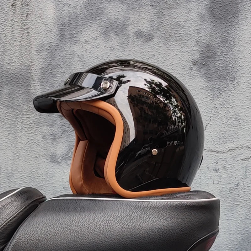 Retro Fire Motorcycle Helmet