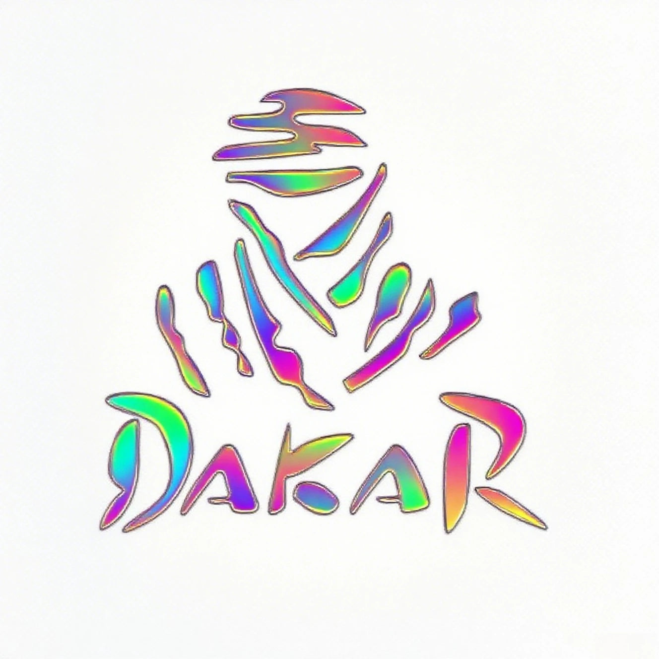 Dakar Sticker Motorcycle