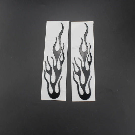 Motorcycle 3D Fire Reflective Sticker