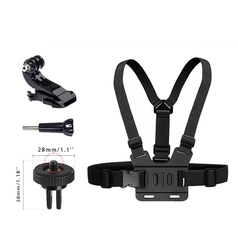 For GoPro Adjustable Chest Mount