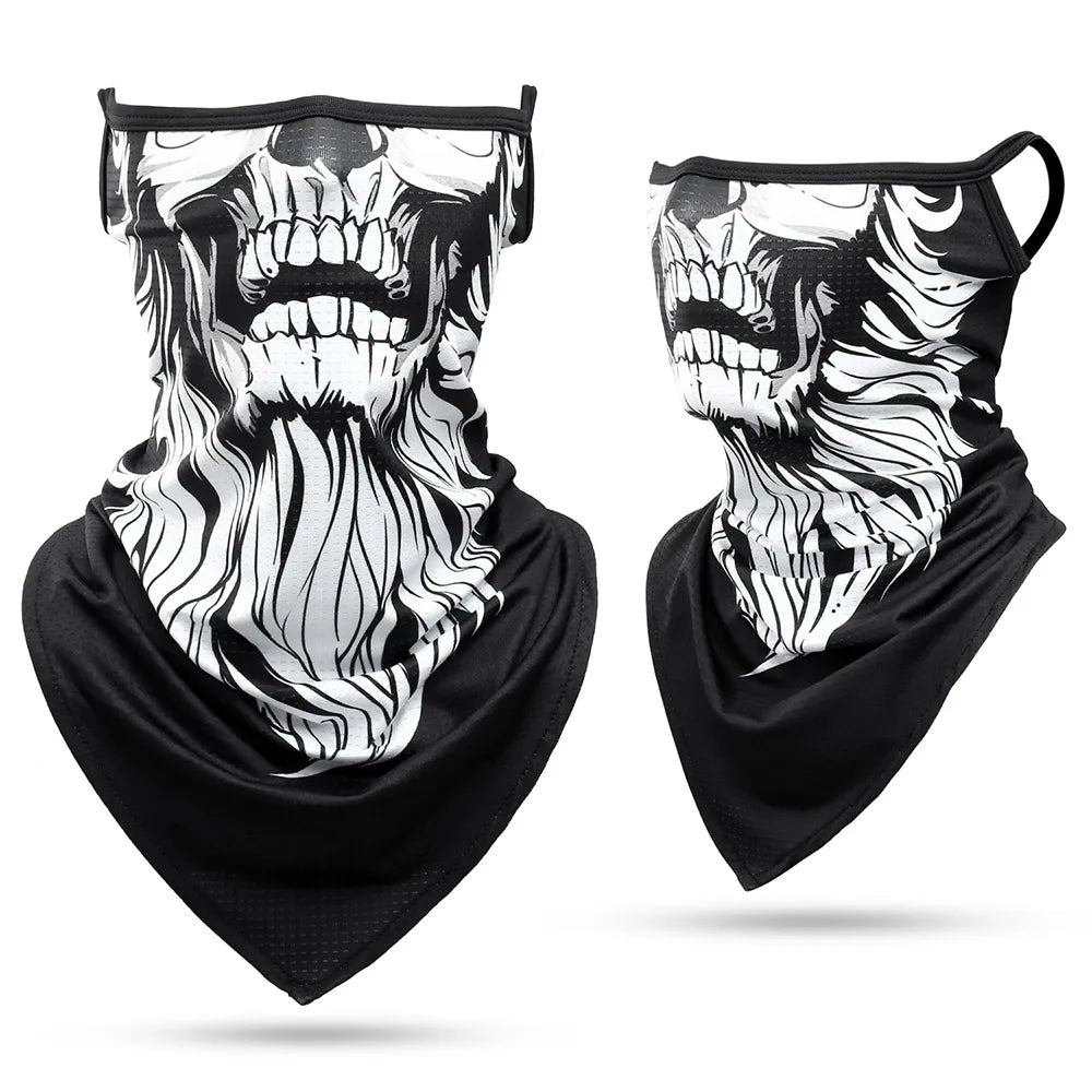 3D Skull Summer Bandana