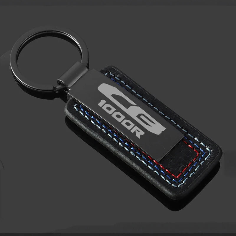 CB1000R Suede Tag Keychain
