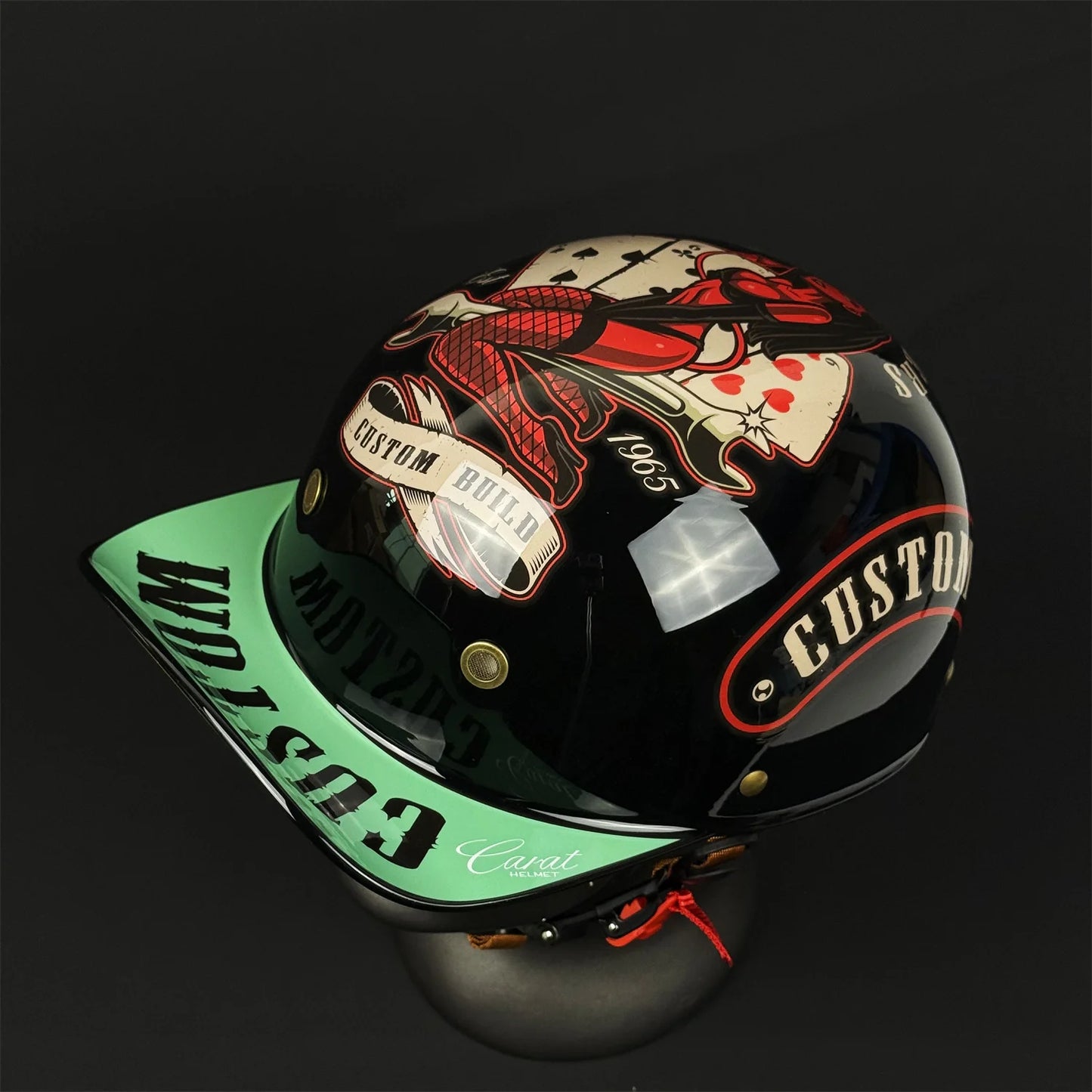Helmet Half Face Motorcyclist