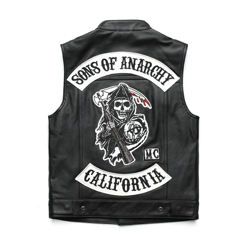 Sons of Anarchy Leather Motorcycle Vest