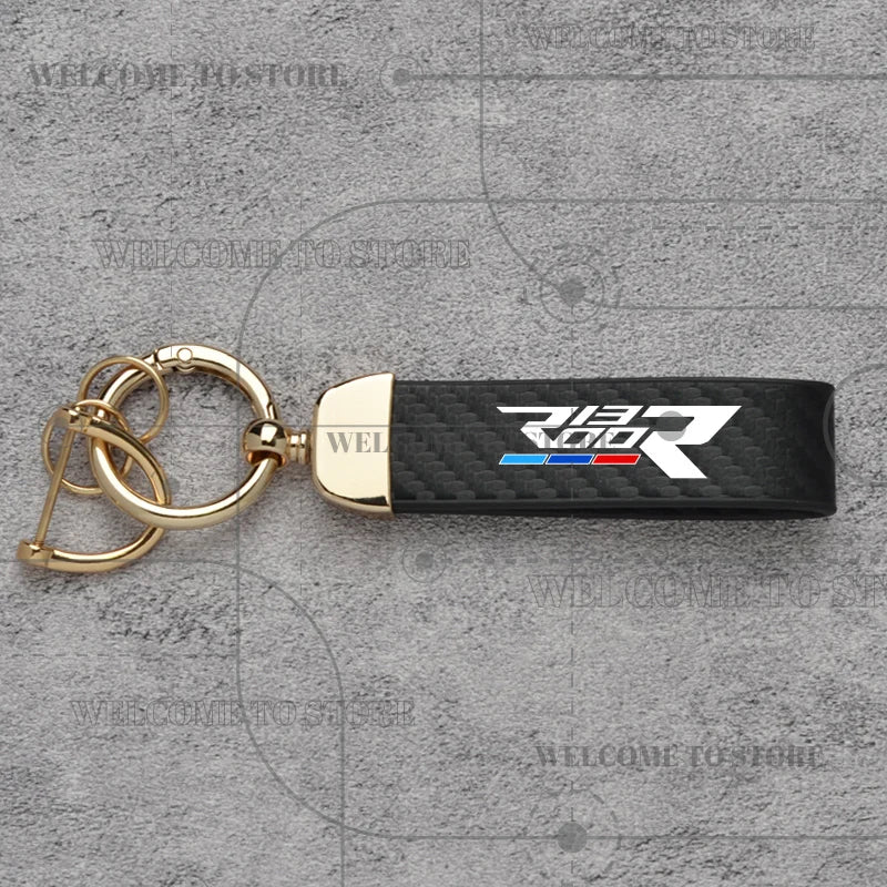 R1300 GS Leather Keychain