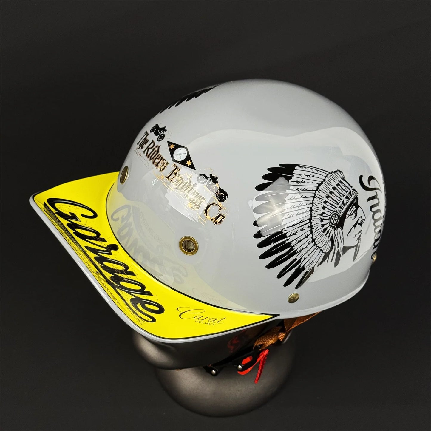 Helmet Half Face Motorcyclist