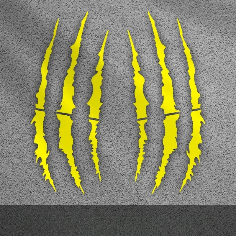 3D Claw Scratch Decal Stickers