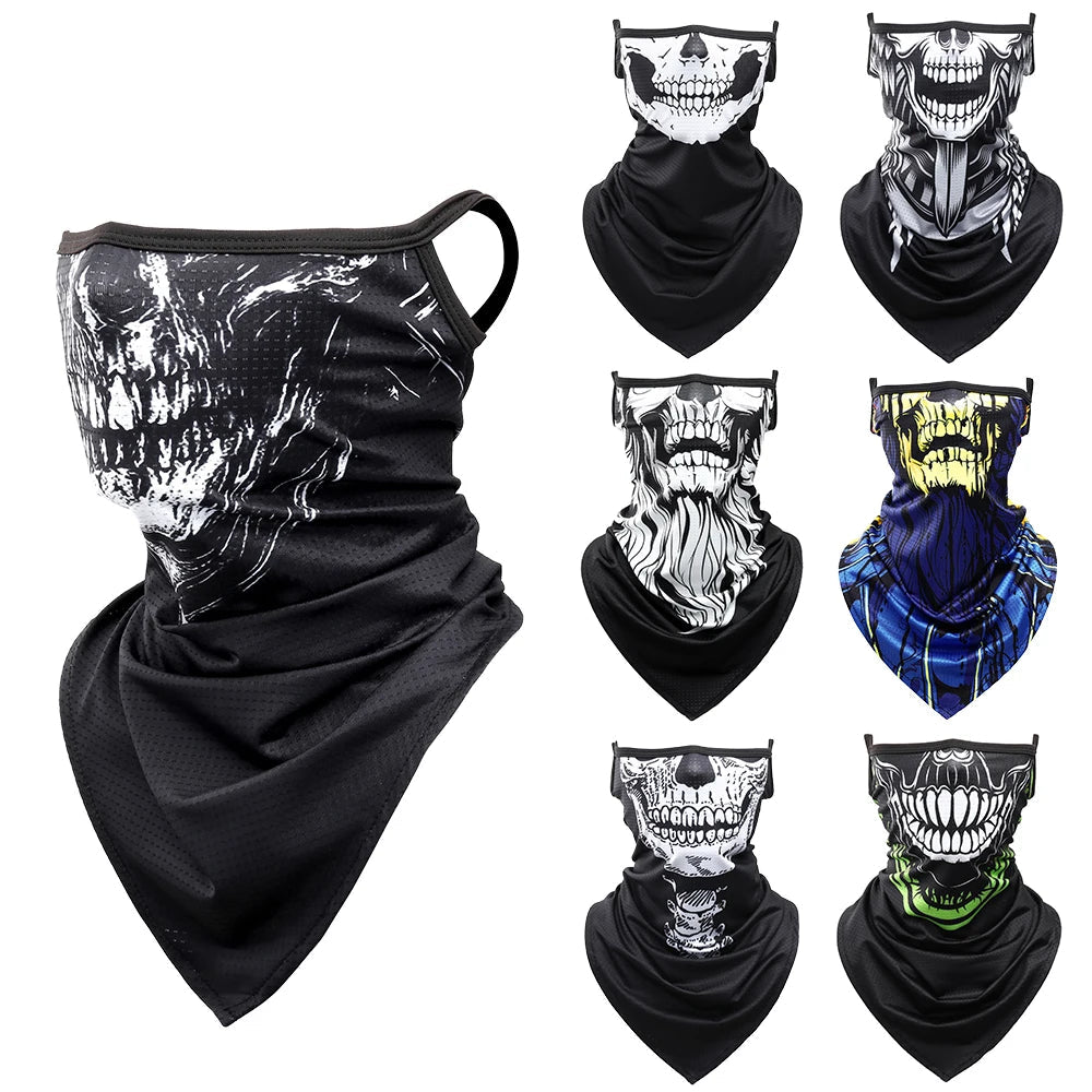 3D Skull Summer Bandana