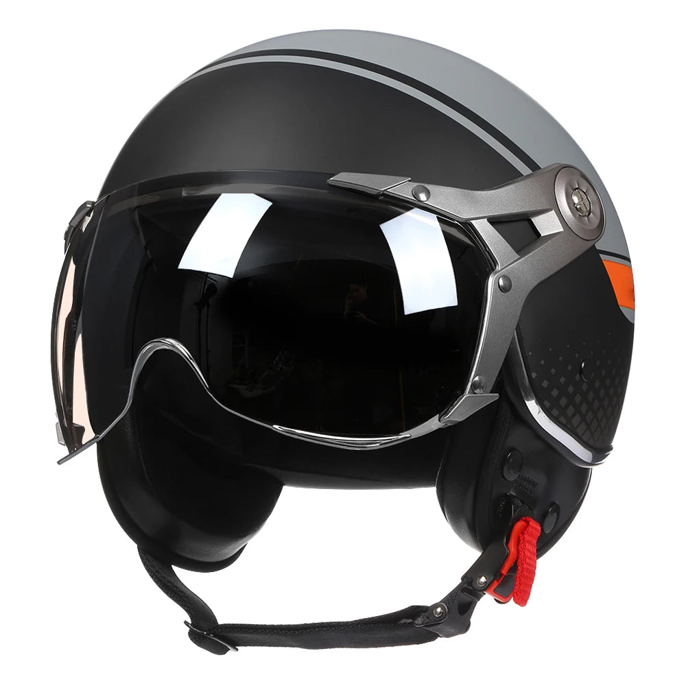 Retro Premium Open Face Helmet